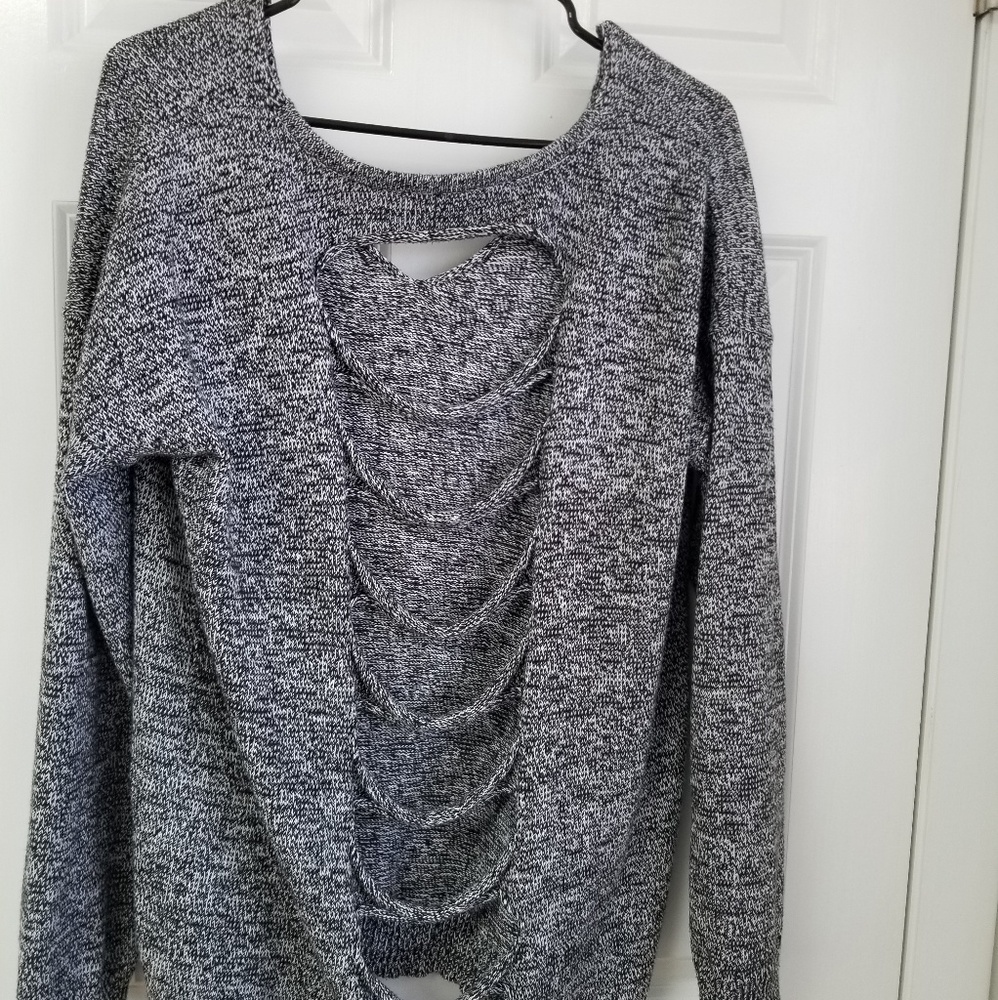 ☕Comfy Oversized Cutout Sweater